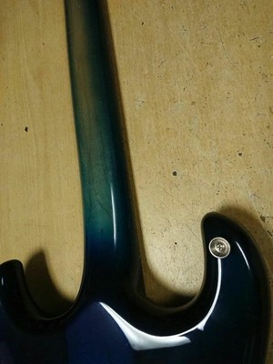 Electric Guitar Kawai Z1 Model Blue Green Gradient Japan Vintage
