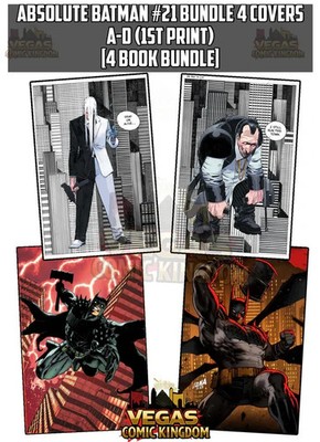 ABSOLUTE BATMAN #21 Bundle 4 Covers A-D (1st Print) [4 Book Bundle