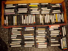 500x VHS Videokassetten Konvolut, 80/90/00er Filme, Zeichentrick, bespielt