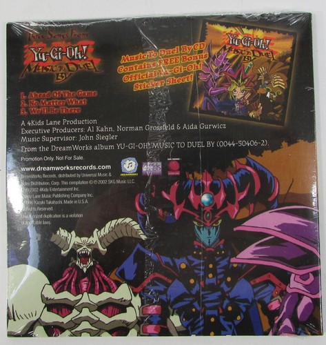 Yu-Gi-Oh Three Songs From Music to Duel By CD Promo SEALED - Picture 2 of 2