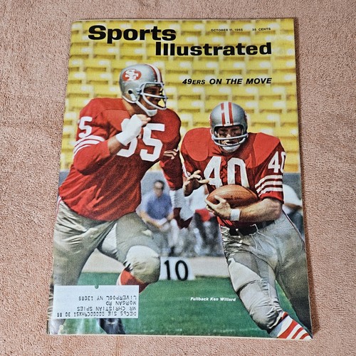 Sports Illustrated October 11 1965 - Ken Willard - San Francisco 49ers