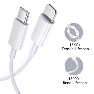 20W USB C Caricabatterie Veloce Spina E Cavo Lightning PD Per - Foto 3