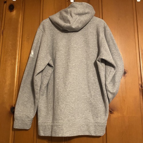 University of Akron Zips Adidas Hoodie Sweatshirt Gray Mens Large - Picture 4 of 6