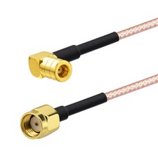 10x RP SMA male to SMB female right angle pigtail cable for 3g gsm gps antenna