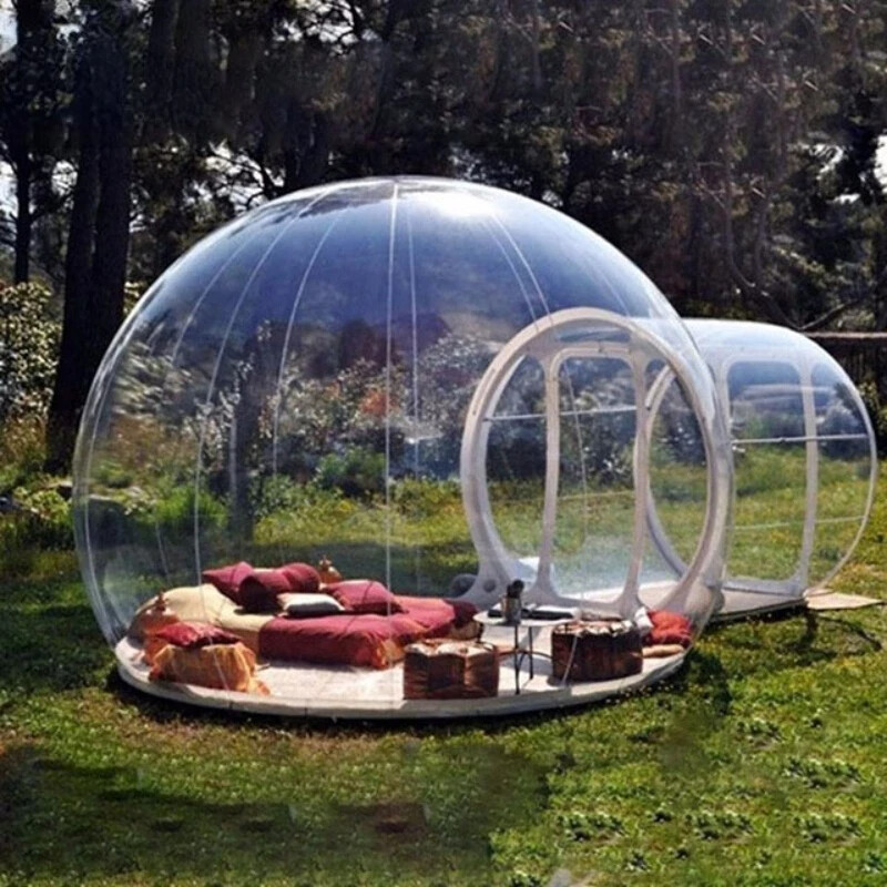 Clear Outdoor Air Inflatable Bubble Tent Event Transparent Glamping Camping  Big | eBay