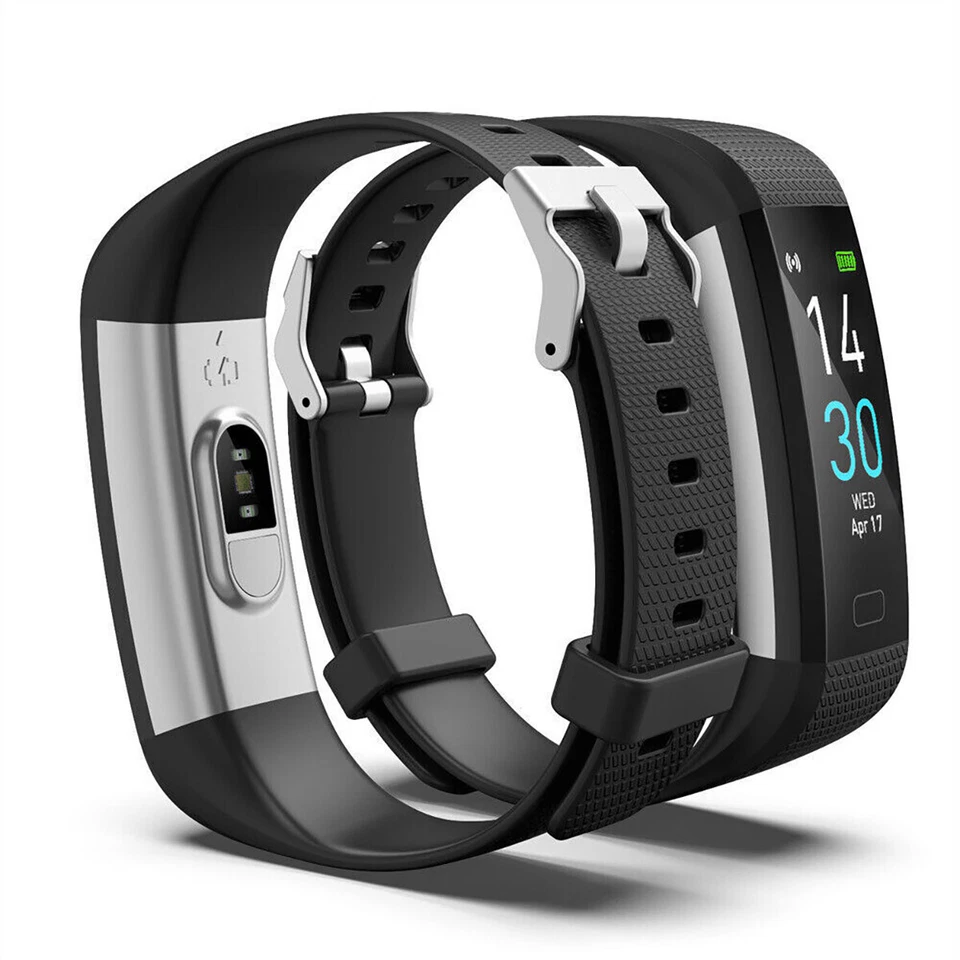 Smart Watch Band Heart Rate Oxygen Blood Pressure Fitness Tracker Activity Sport - Image 3 of 4