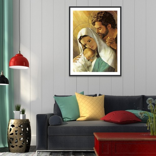 Kit Diamond Painting 5D Nascita Della Vita Gesù - Quadro Con Diamanti Rotondi 30x40cm, Per Adulti - Foto 4