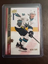2020-21 Ryan Donato UD Exclusives /100 SP Upper Deck Extended Series Hockey San