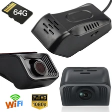 1080P HD USB Wifi Front DVR Camera Dash Cam For Android 13 12 10 Car Stereo GPS