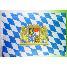Fahne BAYERN, Flaggen, Fahnen 60 x 90 cm, mit Ösen