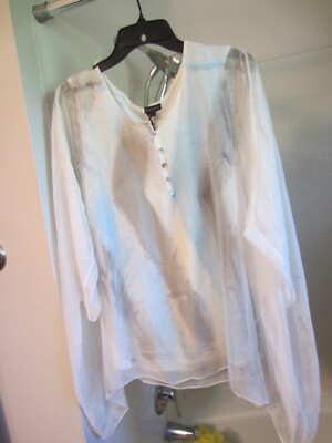 NWT women's short sleeved dressy top Coco+Carmen Size S/M RETAIL 49.95