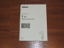 Genuine Nikon One 1 J1 Instruction User Guide Manual 75 pages    SPANISH ONLY   