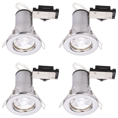 Litecraft Fire Rated Recessed Downlights With or Without Bulbs - 2 Colours - Picture 38 of 48