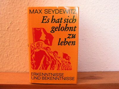 DDR Buch-M. Seydewitz-Es hat sich gelohnt zu leben 