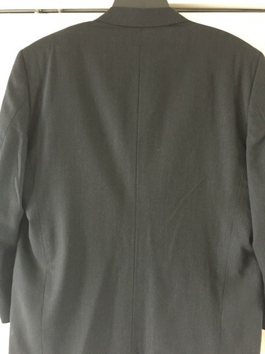Pronto Uomo 40R 46W Black 100% Suit Sports Jacket Coat - Picture 12 of 12