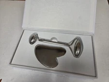 Face Roller & Gua Sha, Stainless Steel Facial Roller and Guasha Tool for Face, S