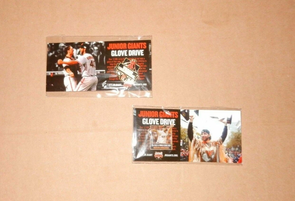 PINS- 2 SF GIANTS 2015 JR GIANTS GLOVE DRIVE PINS 2014 CHAMPIONS & BUMGARNER SGA - Изображение 4 из 4