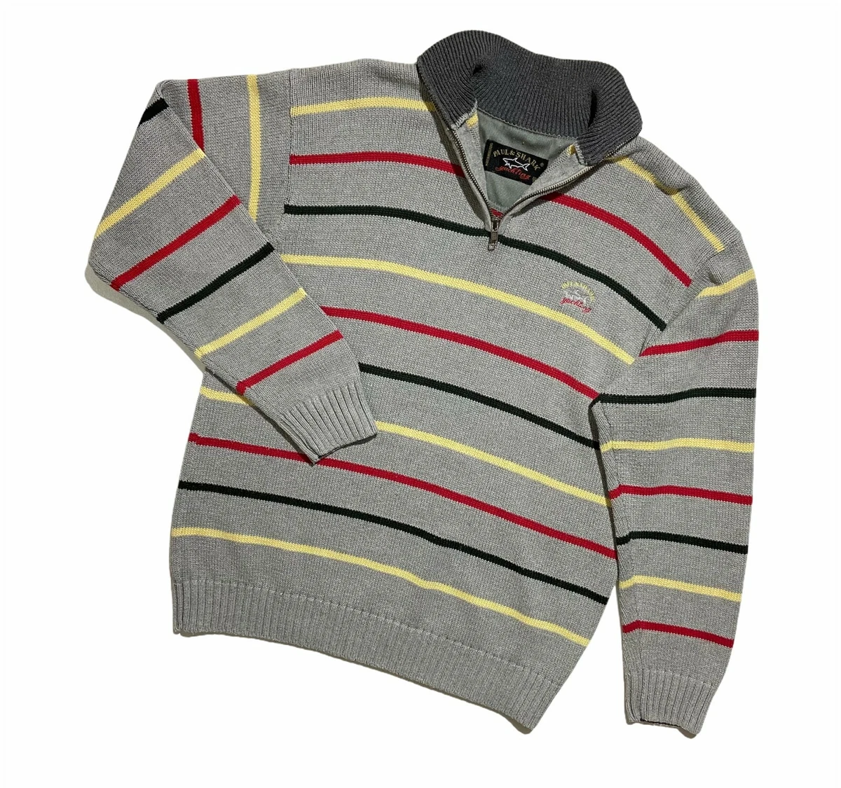 paul and shark striped jumper