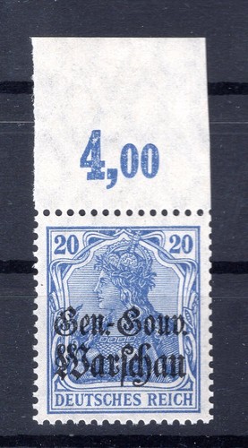 Poland 13cPOR Upper Margin MNH Unstamped BPP (AA0048