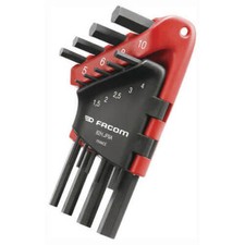 Facom 9 Piece Hexagon Allen Key Set Metric