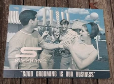 Vintage Stephan's Grooming Store Display Sign Advertising Cardboard 1950’s Girls
