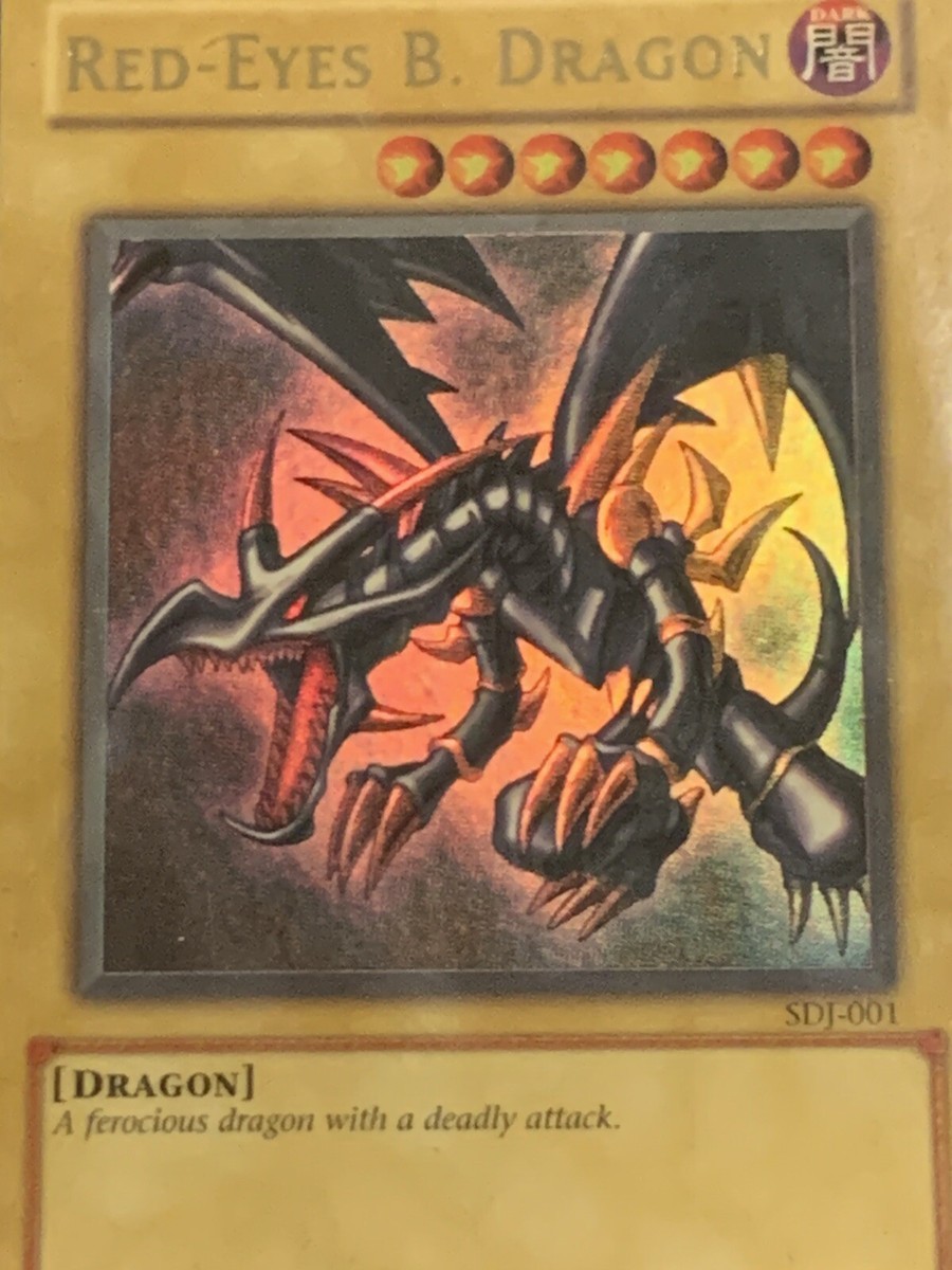 Red Eyes Black Dragon +4 Dragon Spell Trap Yu-Gi-Oh! Deck Cards Dragon  Treasure | eBay