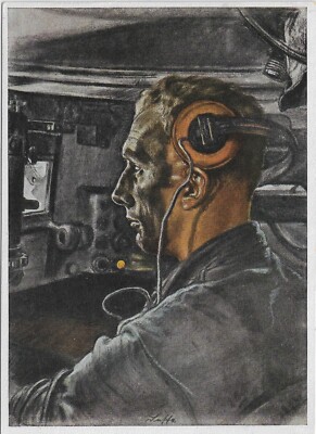 Germany: Heroes of the Fatherland Post Card; Tank Driver