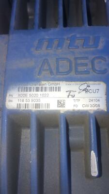 Mtu ECU Adec Motor Kontrolle Einheit - Mtu 12V 4000 Motor - X00E50201022