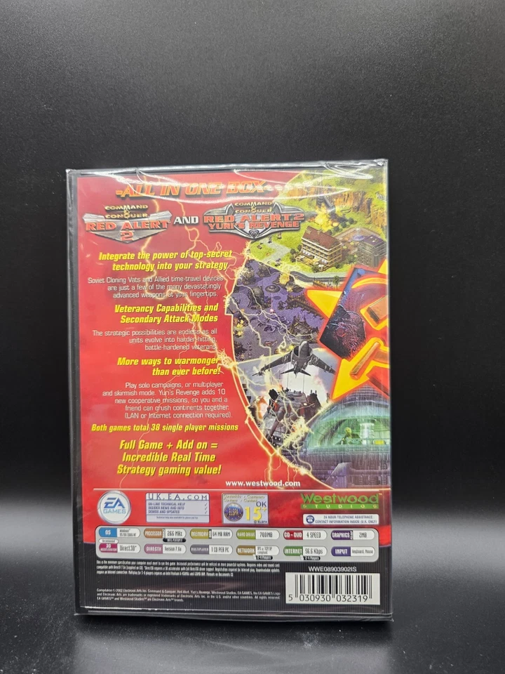 Command And Conquer Red Alert 2 Gold Collection PC NEW Sealed Incl Yuris Revenge - Image 2 of 2