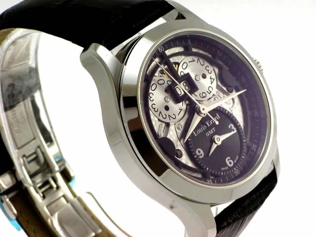 Louis Erard 1931 94205 AA02A Nniversary Gmt Doppelzeit Big Datum Automatik Ss - Bild 2 von 4