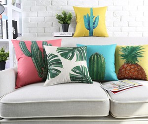 Novelty-gift-cactus-pineapple-monstera-leaf-Cushion-Cover-decorative-pillow-Case