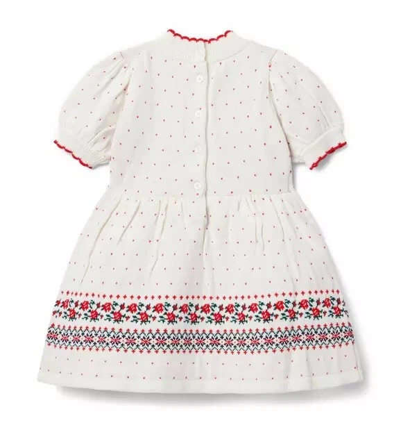 Vestido Suéter Janie & Jack Niñas 6 Fair Isle Rosa Foto 2 de 4