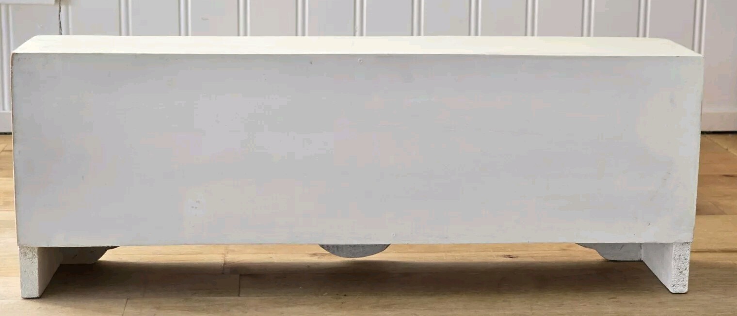 Wooden Spice Caddy Stand Cabinet 15" 5 Ceramic Spice Drawers Fuctional & Decor 