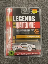 auto world legends of the quarter mile slot car Mongoose white lightning