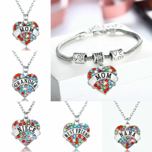 Crystal Chain Costume Necklaces & Pendants