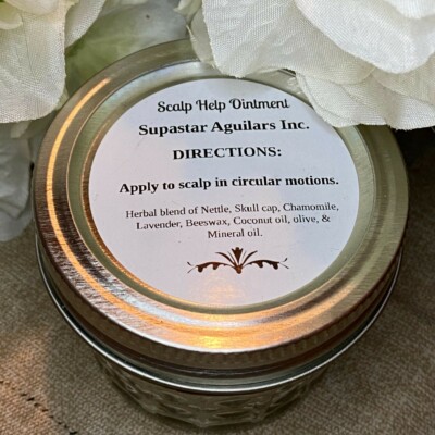 Supastar Aguilar Inc. Scalp Help Ointment 100% Natural Herbal Blend 