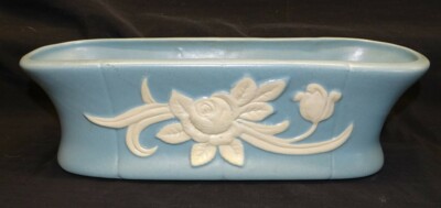 Weller USA Cameo Blue 4'' x 12 1/2'' Window Box Planter