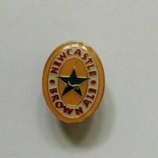 Newcastle Brown Ale Pin Badge.