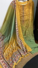 BUST 22" / 44" Large Pakistani Lawn BinSaeed Brand SALWAR KAMEEZ