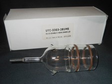 Chemglass 55/50 Double O-Ring Joint with Hooks to 1/4" Kovar Graded Seal Adapter