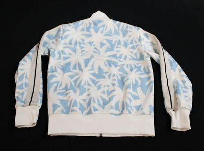 Palm Angels Men's Palms Allover Track Jacket CD4 Light Blue/Off