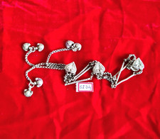 Vintage Handgefertigt Traditionell Mantel Silber Dekorativ Unique Glocken Knöpfe