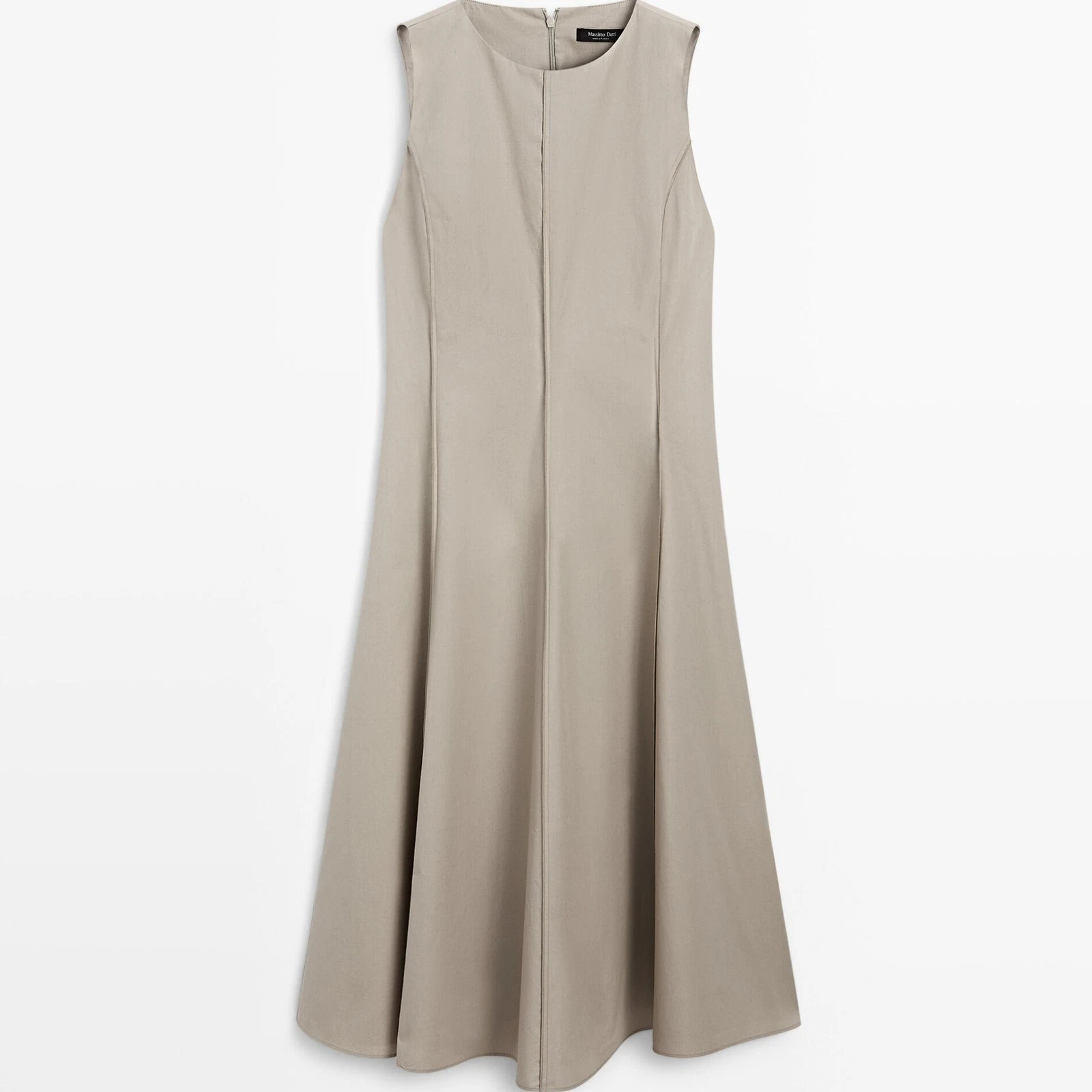 OFF WHITE Abito donna media senza maniche Massimo Dutti