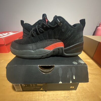 2017 Air Jordan 12 Retro Low BG \'Black Max Orange\' s-l400.jpg main image 3
