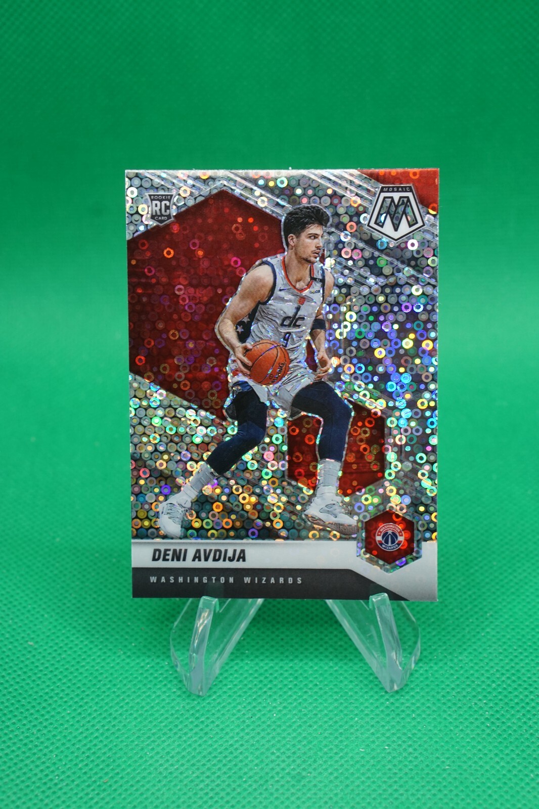 2020-21 Mosaic Base Rookies Mosaic Fast Break Silver #217 Deni Avdija GS1