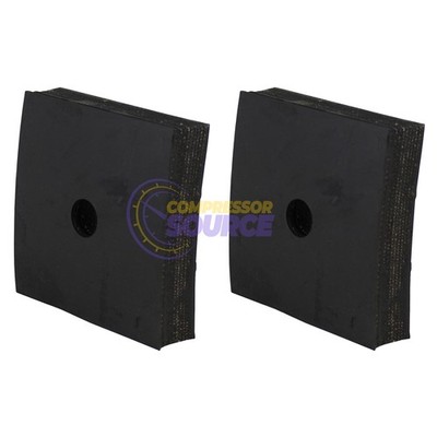 2 Anti Vibration Pad Air Compressor 4x4x1 HD Equipment Isolation Made In USA