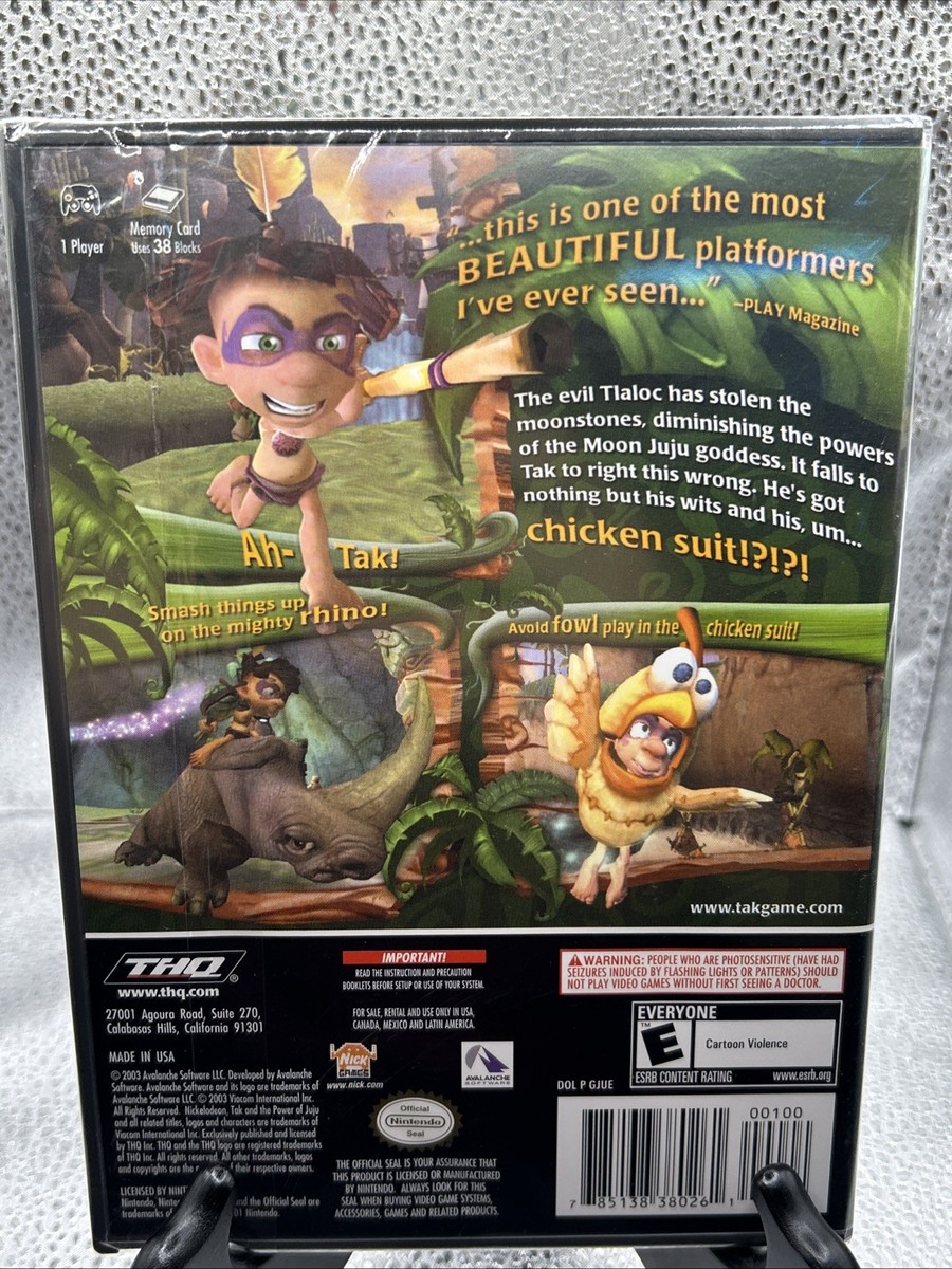 Tak and the Power of JuJu Nintendo GameCube Brand New & Factory
