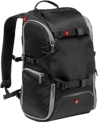 Manfrotto Advanced Travel Backpack Padded Nylon Black/Gray Photography NWT