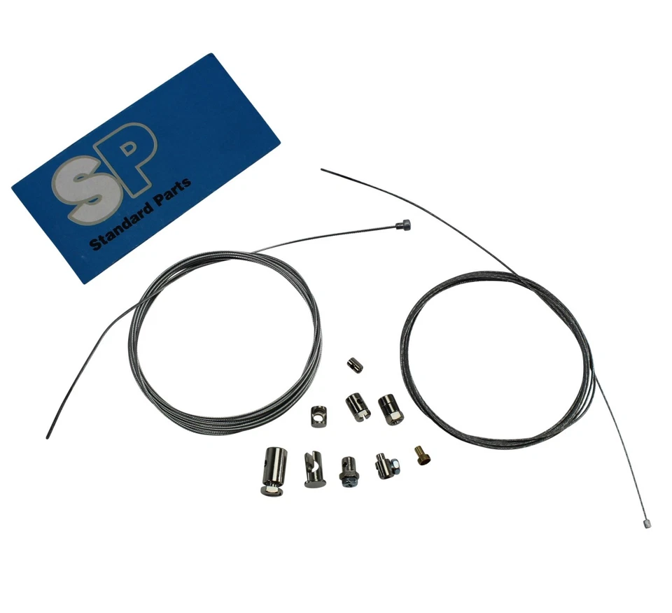 SP STANDARD PARTS / SUPERTEC Kupplungszug / Gaszug / Seilzug Set Universal für z.B Piaggio Vespa Ape / PK 50