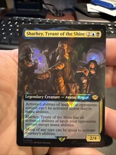 Sharkey, Tyrant of the Shire (Extended Art)(Surge Foil) Lord of the Rings NM 784
